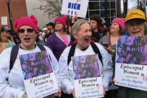 Episcopal Women Marching for the dignity of every human being