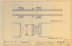 Sheet 311, Typical Station Plan, Grade Station Side Platform with Concourse Under, 1971