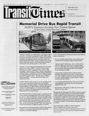 Transit Times, 2006-09