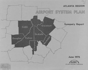Atlanta Region Airport System Plan: Summary Report, 1975