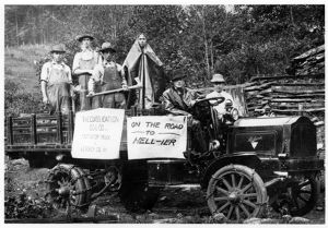 First motor truck of the Consolidation Coal Company, circa 1860s
