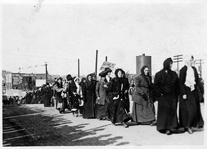 Demonstration following the Ludlow Massacre, 1914