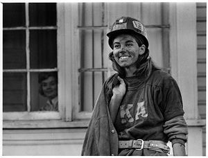 Female miner for Bethlehem Steel, circa 1970s