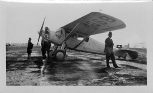 Single engine, high wing monoplane by B. F. Mahoney Aircraft  Corporation, 1927
