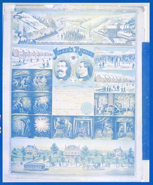 Miner's Record certification, 1890s