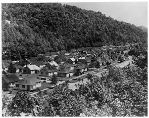 Homes for coal miners in Kopperston, West Virginia, 1947-07
