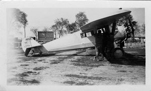Single engine, high wing monoplane by B. F. Mahoney Aircraft Corporation, circa 1927