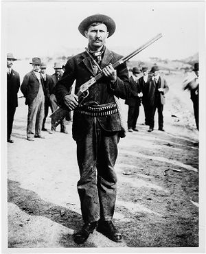 Armed miner on strike in Ludlow Colorado, 1914