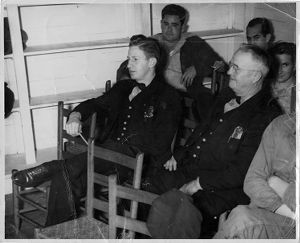 National Labor Relations Board hearing, circa 1940s