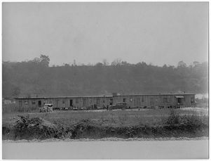 Coal miner barracks in Maidsville, West Virginia, circa 1910s
