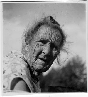 Coal miner family member in Coal Creek, Tennessee, circa 1930s