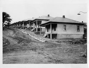 Street view of New Jersey Zinc Company housing in Palmerton, Pennsylvania, 1915