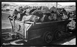 Loaded coal car in Fremont County, Colorado, 1913