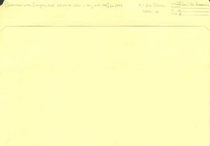 Interview with Covington Hall, Louisiana Labor history, and notes, ca 1945
