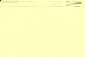 The Alabama Lawyer, Vol. 8 No. 2, April 1947