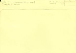 United Mine Workers of America decisions, correspondence, and letters to unions, [folder 2 of 2], 1947-1954