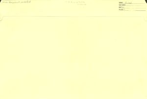 Mine blueprint, circa 1970s