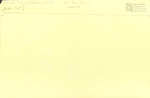 Stewards training materials, [folder 4 of 4], 1948-1955