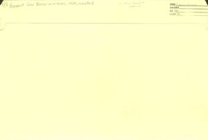 43: Harvard Law Review with notes, 1937, undated