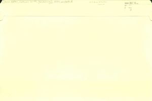 Ross notes, Catholic saints, gardening, 1975, undated
