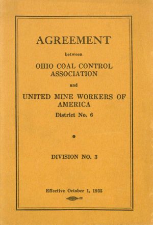 Agreement between Ohio Coal Association and United Mine Workers of America, District No. 6, Division 3, 1935-10-01 to -