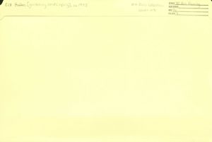 ECF hobbies [gardening, landscaping], ca 1973