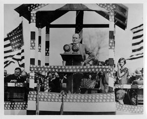 United Mine Workers of America official giving a speech, circa 1920s