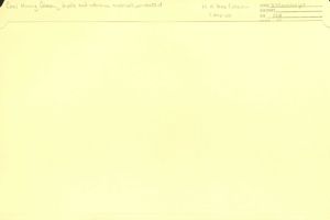 Coal Mining Glossary, drafts and reference materials, circa 1980s