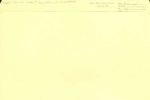 Chapter 1: Farmington Number 9, early drafts and notes, circa 1980s