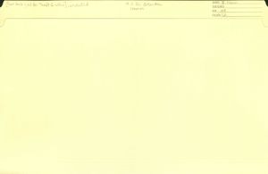 Coal book by M. H. Ross - draft 6 outline, circa 1980s