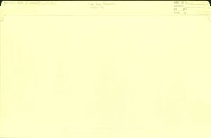 Coal book, Table of Contents, circa 1980s