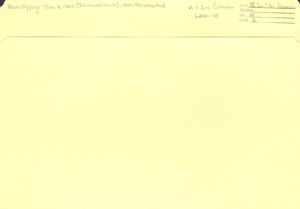 Newsclippings - John W. Clark [Rosenwald Grant], 1945-1952, undated