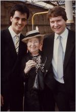 Ginger Mercer and two unidentified men