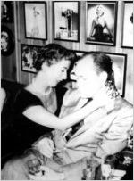 Ginger and Johnny Mercer cuddling