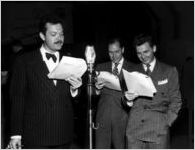 Orson Welles, Eddie Bracken, and Johnny Mercer