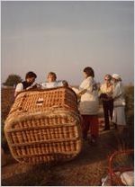 Ginger Mercer goes hot air ballooning