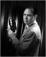 Johnny Mercer at NBC microphone