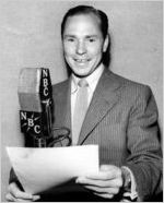 Johnny Mercer at NBC microphone