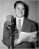 Johnny Mercer at NBC microphone