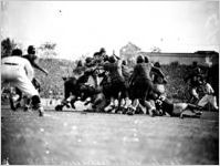 Football action, Georgia Tech vs. Auburn