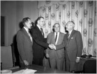 Labor leaders meeting with new Atlanta Mayor Ivan Allen, Jr., 1963