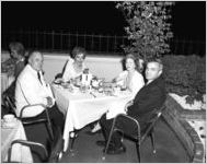Athletic Club roof party, 1964