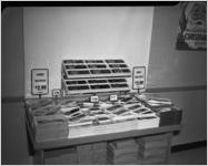 Wallet display at Woolworth's, 1965