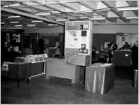 Dickson's Incorporated printers sales display, 1966