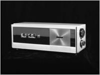 Empire Laboratories clock radio, 1968