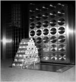 Stack of silver bullion, 1973