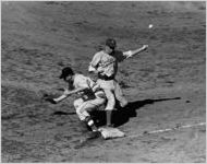 Atlanta Crackers baseball team playing against the Brooklyn Dodgers at Ponce de Leon Park, 1948