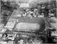 Grant Field, Georgia Tech vs Georgia football game (aerial view)
