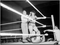 Wrestling at City Auditorium (women)