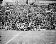 Football action, Georgia Tech at Grant Field